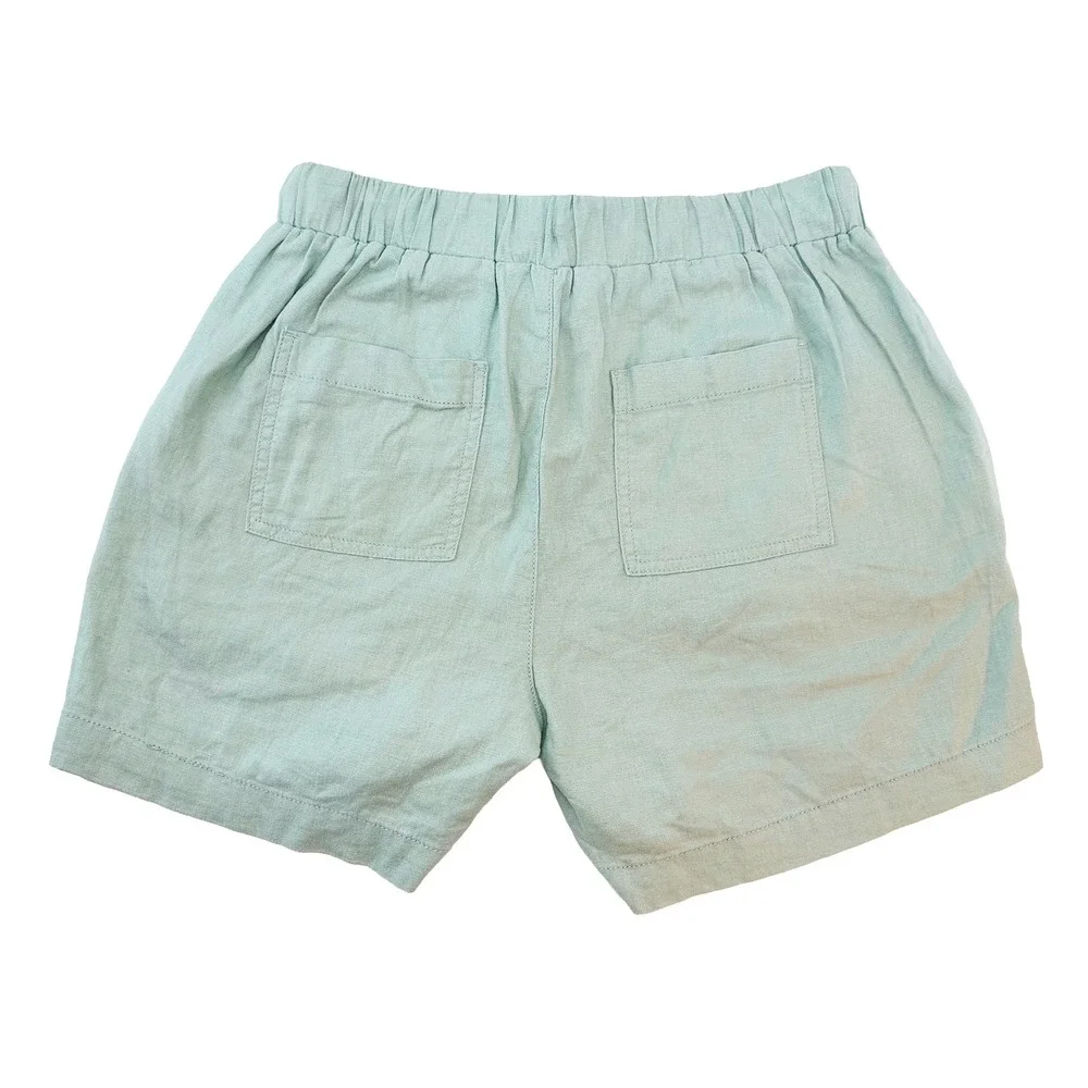 BRIGGS Linen Blend Pull On Shorts NWT‎ • Small • light green, mint